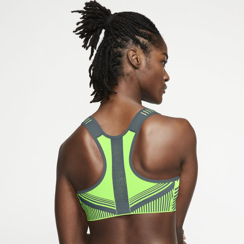 Soutien Nike FE/NOM Flyknit Women s High-Support Non-Padded Sports Bra 