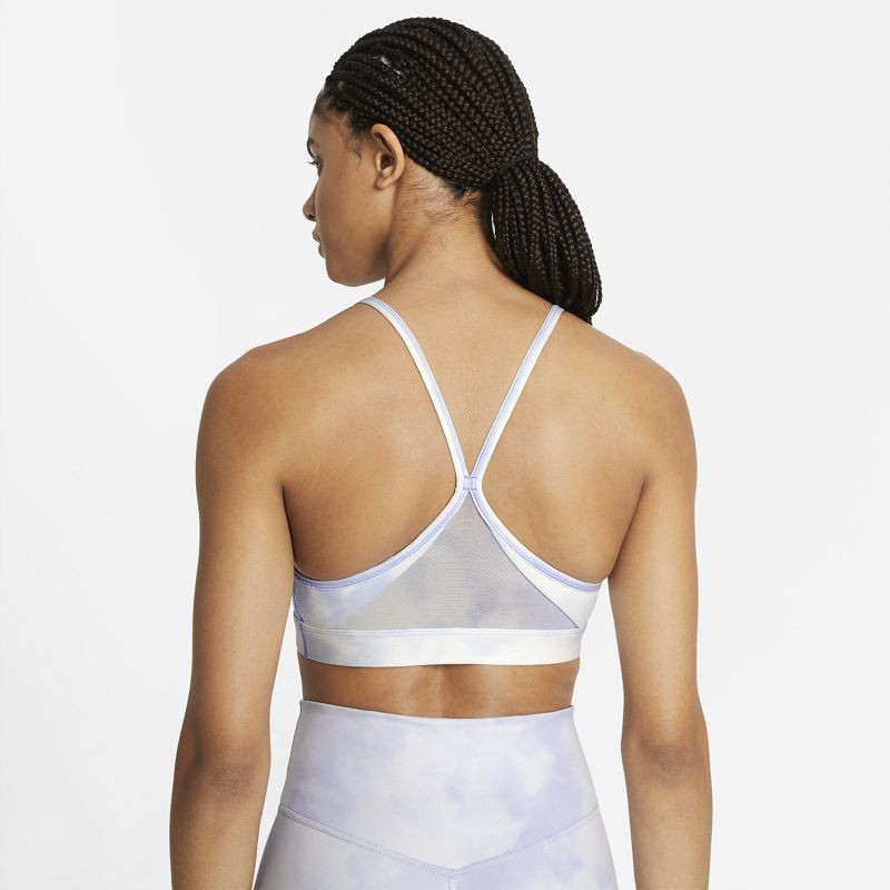 Nike Women's, Nike Dri-FIT Indy Icon Clash Light Supported Padded Strappy Sports  Bra