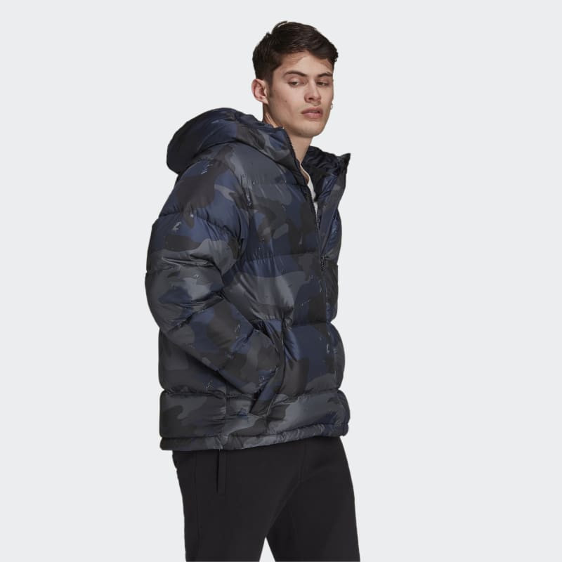 adidas camo down jacket