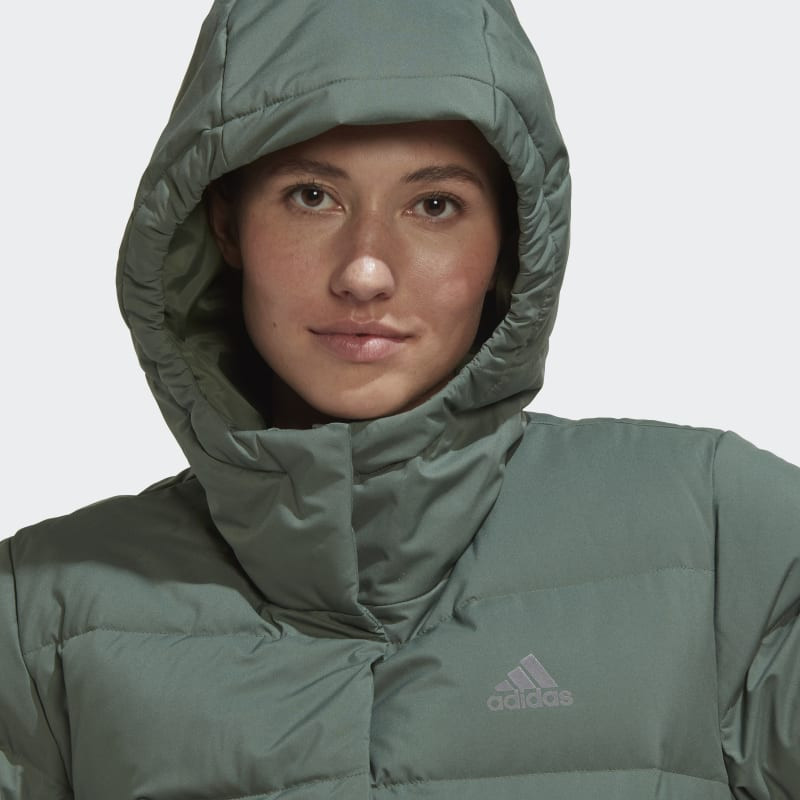 Helionic hooded cheap down jacket