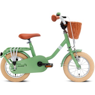 Dviratis PUKY Steel Classic 12 retro-green - Vaikiški dviračiai