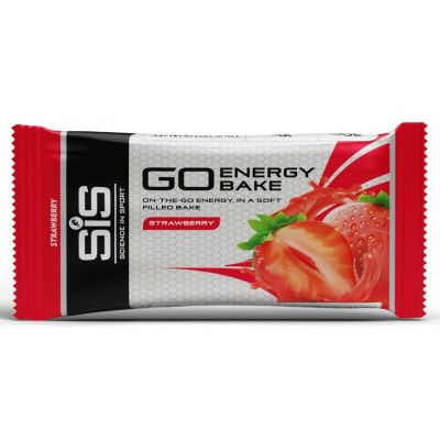 Energetinis batonėlis SiS Go Energy Bake Strawberry 50g - Batoneliai