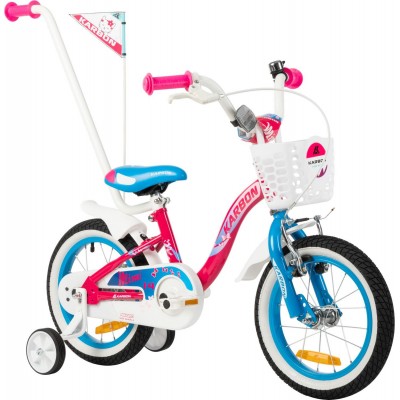 Dviratis Karbon Mimi 14 pink-blue - Vaikiški dviračiai
