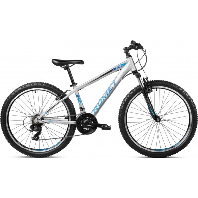 Dviratis Romet Rambler R6.1 26 2023 silver-sky blue - Kalnų (MTB) 26 dviračiai