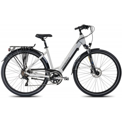 Elektrinis dviratis ProEco:ON Wave LTD 1.0 504Wh white-black
