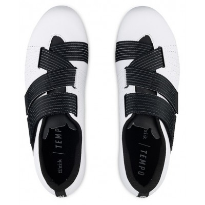 Dviratininko batai FIZIK Tempo Powerstrap R5 white-black