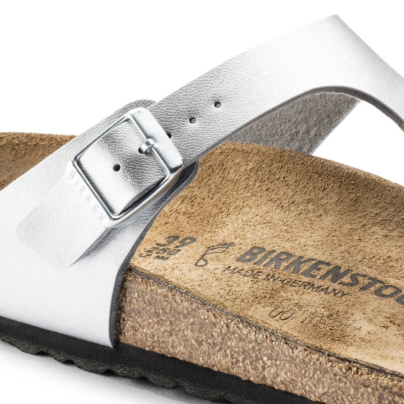 Sandals BIRKENSTOCK Gizeh 43851 Silver