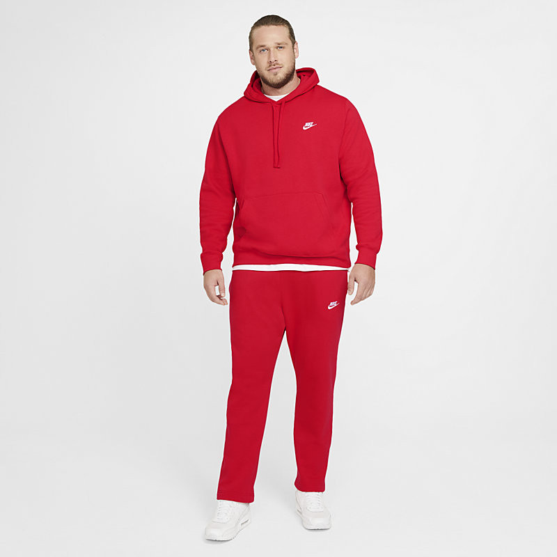Nike Sportswear Club Fleece Unisex Hoodie Vermelho BV2654-657