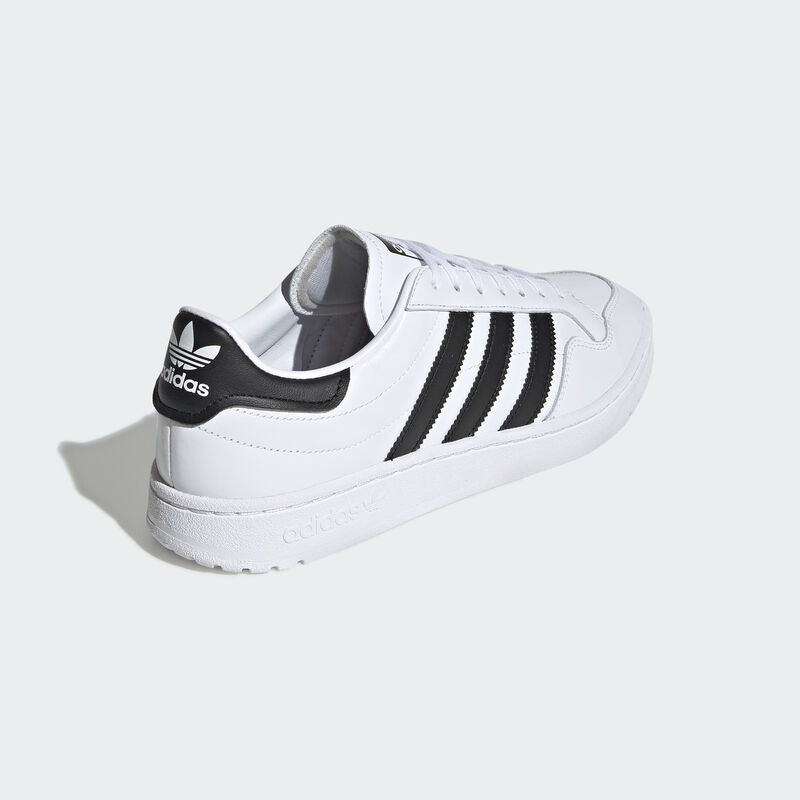 adidas team court white black