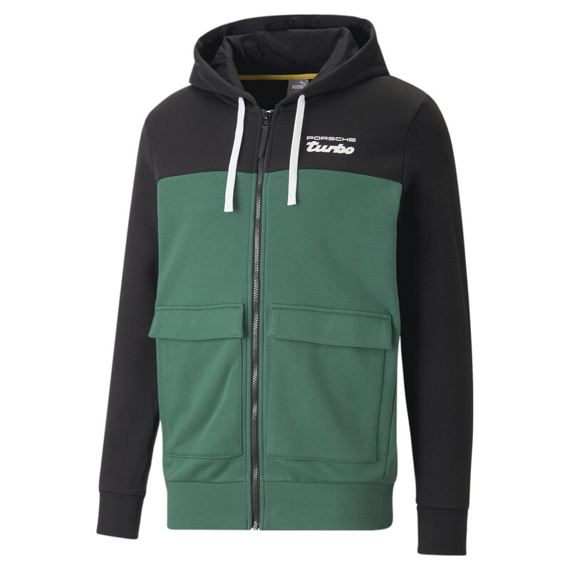 Puma green hotsell hoodie sports direct