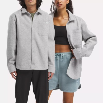 Reebok Classics Unisex Wardrobe Essentials Fleece Overshirt marškiniai