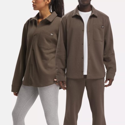 Reebok Classics Unisex Wardrobe Essentials Fleece Overshirt marškiniai