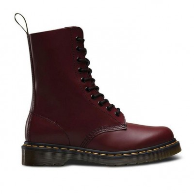 Dr. Martens 1490 Smooth Cherry Red - Casual Shoes