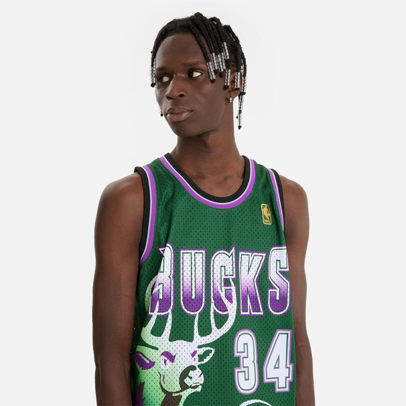 : Mitchell & Ness NBA Swingman Alternate Jersey Bucks 96