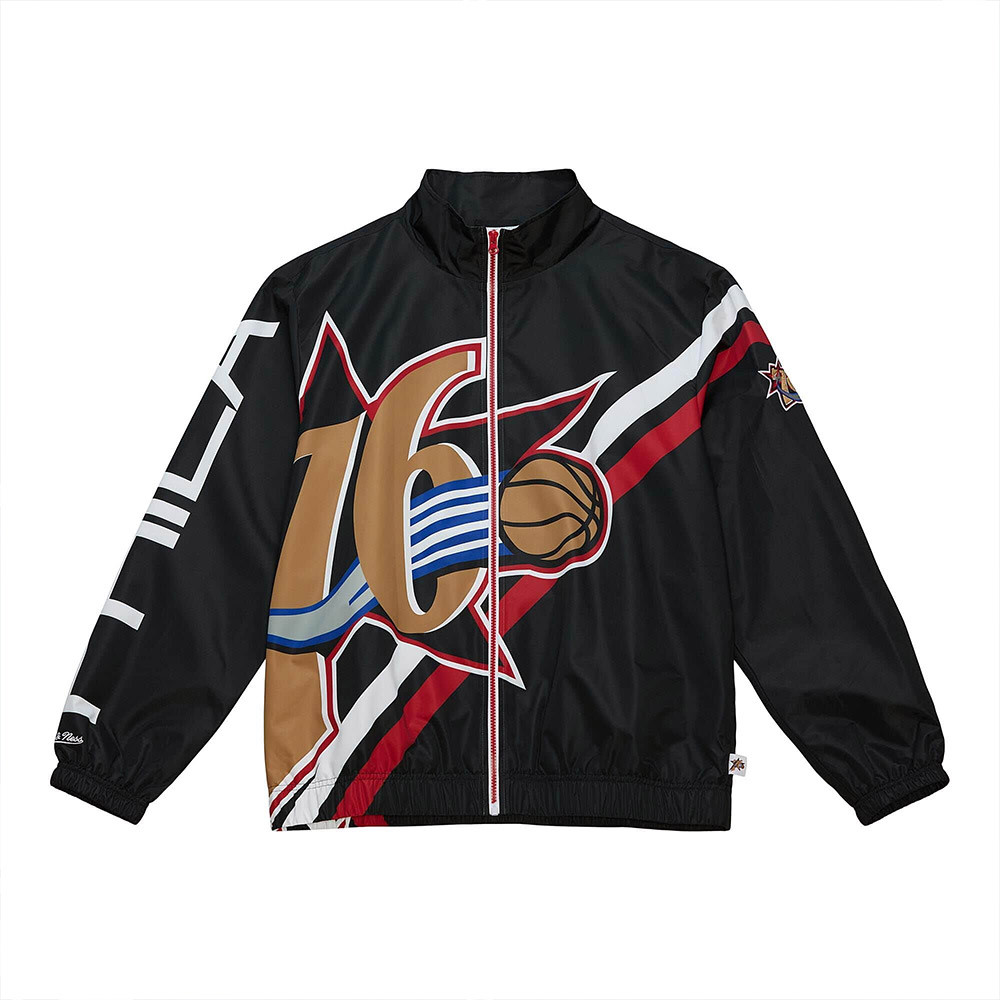 Mitchell deals & Ness 1993-94 Philadelphia 76ers Authentic Warm Up Jacket