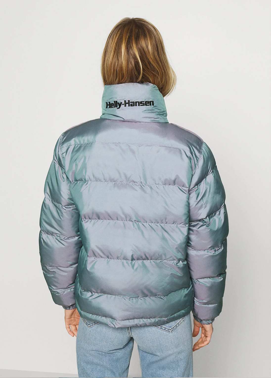Helly Hansen reversible puffer jacket in blue
