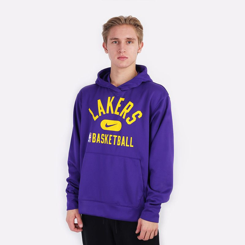 Nike Los Angeles Lakers Men's Spotlight Practice Hoodie - Purple