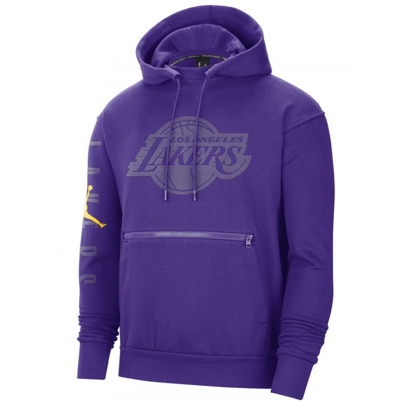 JORDAN NBA LOS ANGELES LAKERS COURTSIDE FLEECE PULLOVER DŽEMPERIS ...