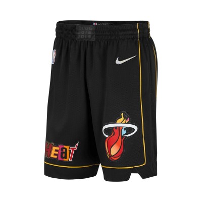 Nike NBA Dri-FIT Miami Heat City Edition Short Black - Šortai