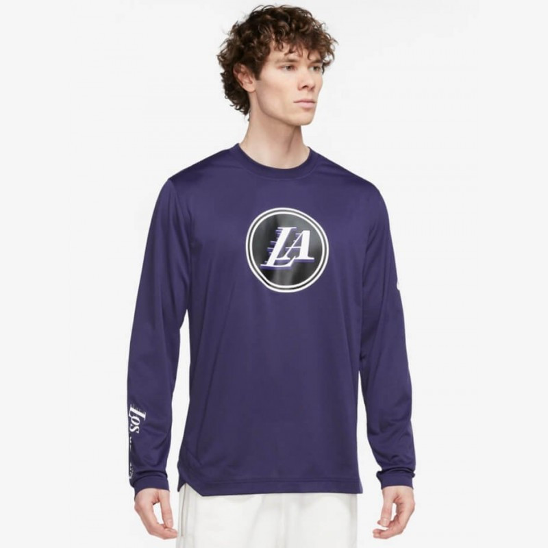 Los Angeles Lakers Nike City Edition Logo Long Sleeve T-Shirt