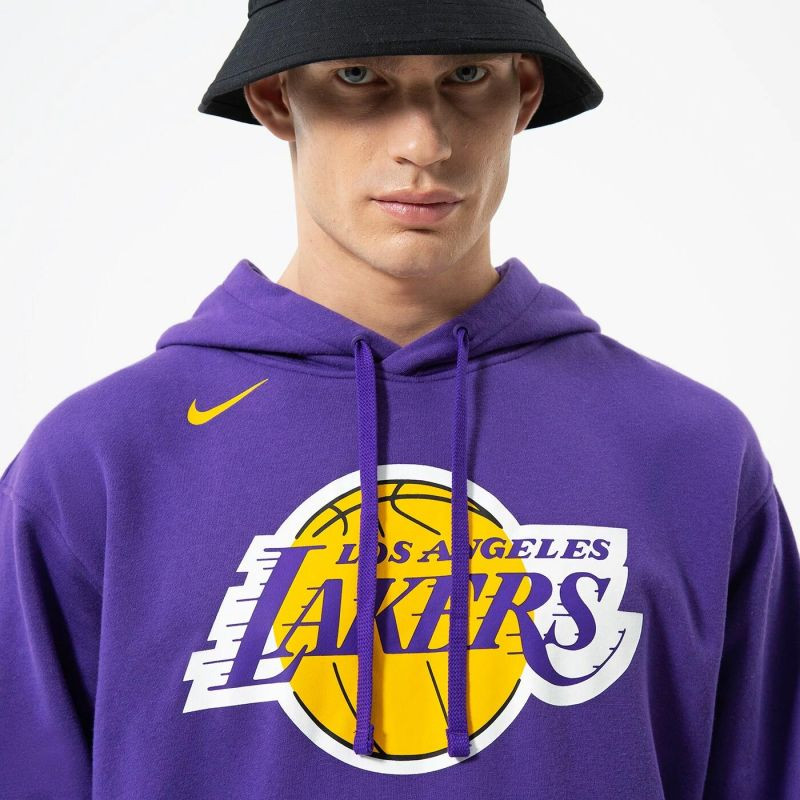 Nike NBA Los Angeles Lakers Fleece Men's Hoodie Purple DN4709-504