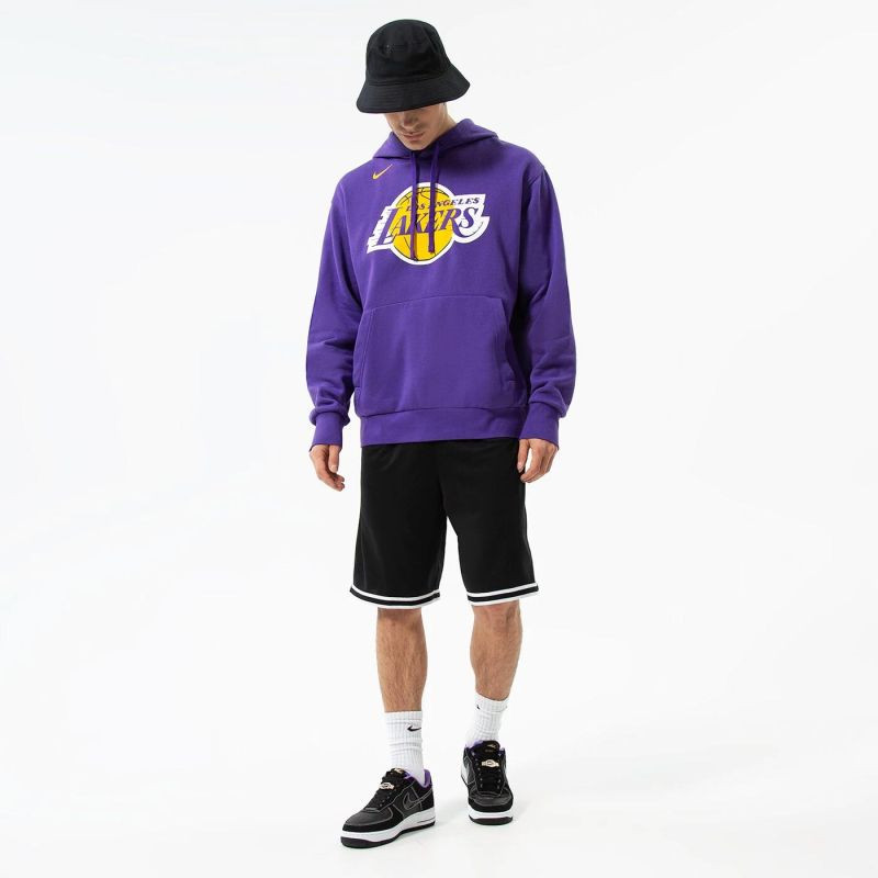 Men's Nike Purple Los Angeles Lakers Essential Fleece Pullover - Hoodie