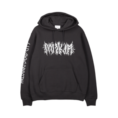 Metal sale spiked hoodie