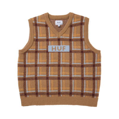 HUF Wmns Logo Sweater Vest - Vests