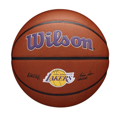 Wilson NBA Los Angeles Lakers Team Composite krepšinio kamuolys - Salės