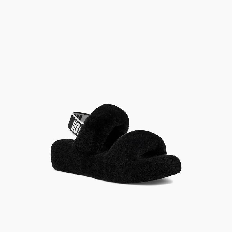 Black ugg outlet slides