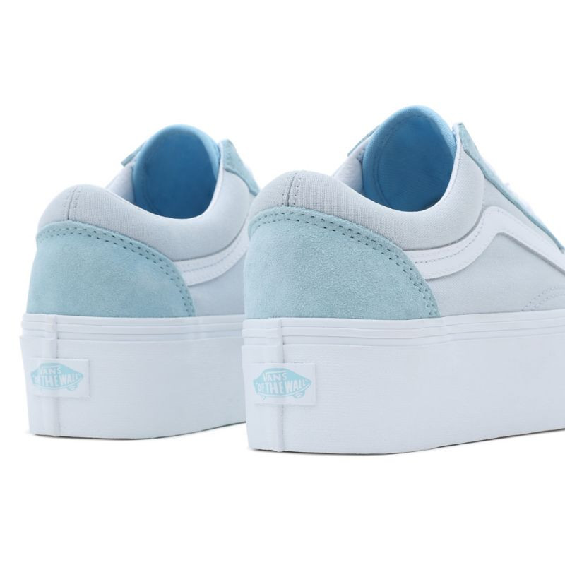 Vans pastel suede old best sale skool crystal blue womens shoes