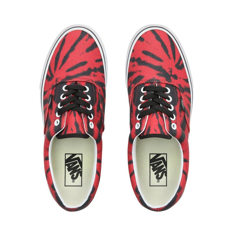 Vans tie hotsell dye era red