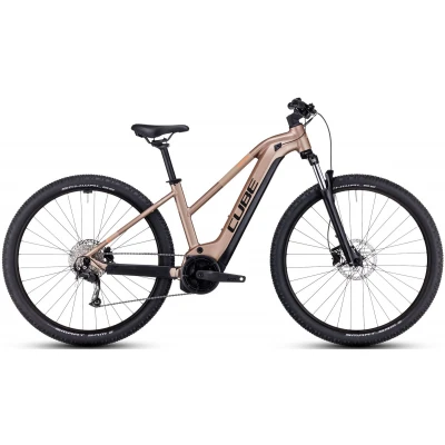 Elektrinis dviratis Cube Reaction Hybrid Performance 625 Trapeze 29 metallicbrown'n'orange 2023