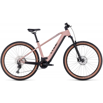Elektrinis dviratis Cube Reaction Hybrid Pro 500 29 blushrose'n'silver 2023